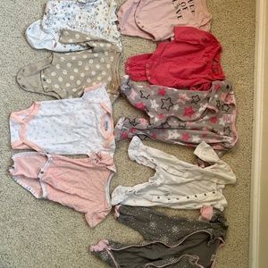 9 0-3 month one pieces